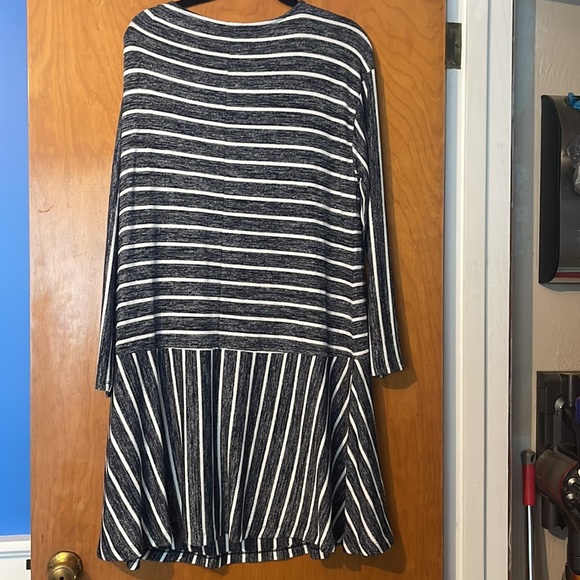 NWT Gap Navy Striped Dress XL - Picture 5 of 5